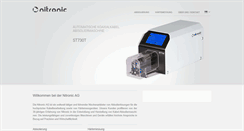Desktop Screenshot of nitronic.ch