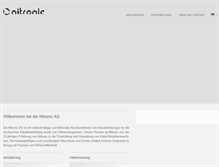 Tablet Screenshot of nitronic.ch